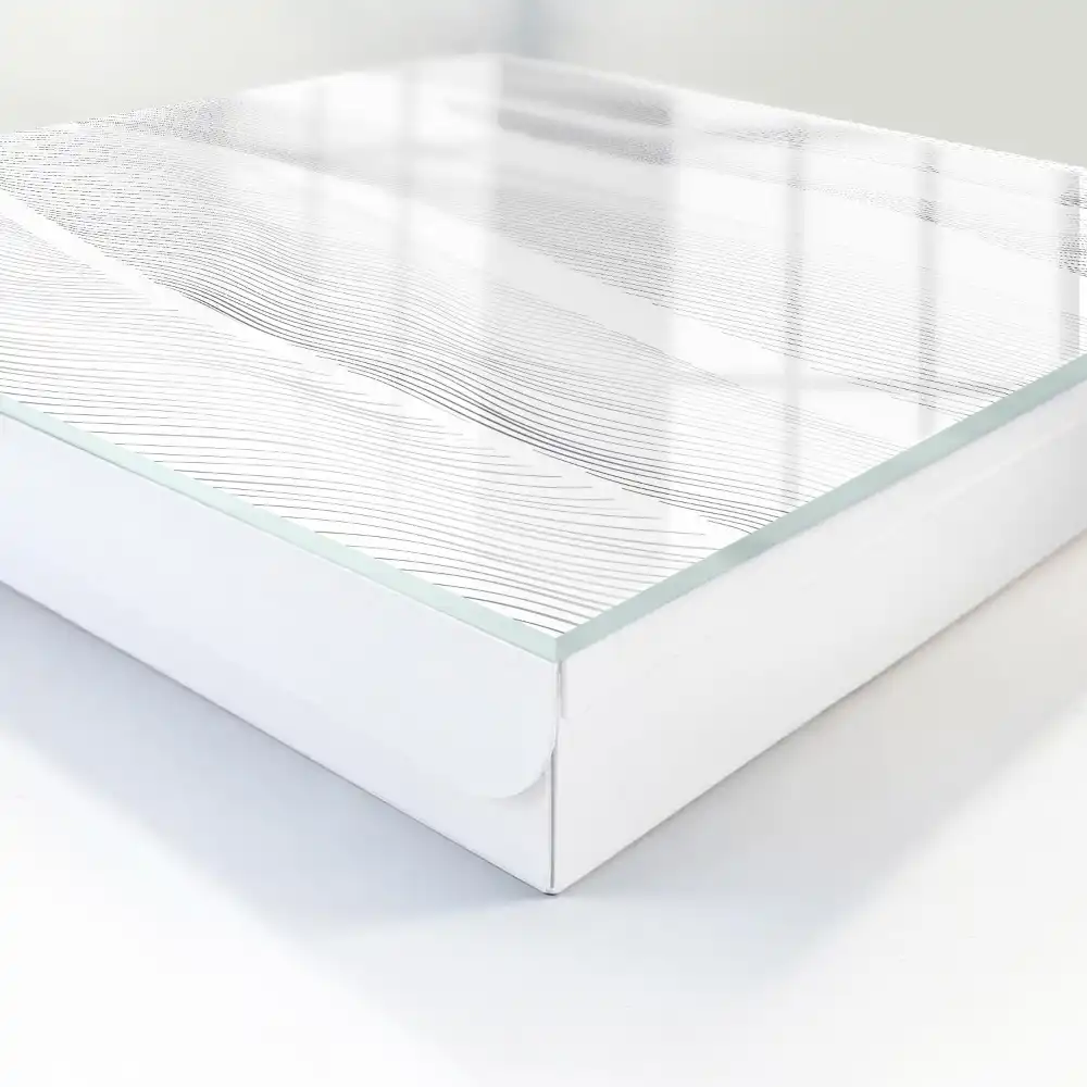 Dulapior pentru chei cu design cu linii dinamice ondulate