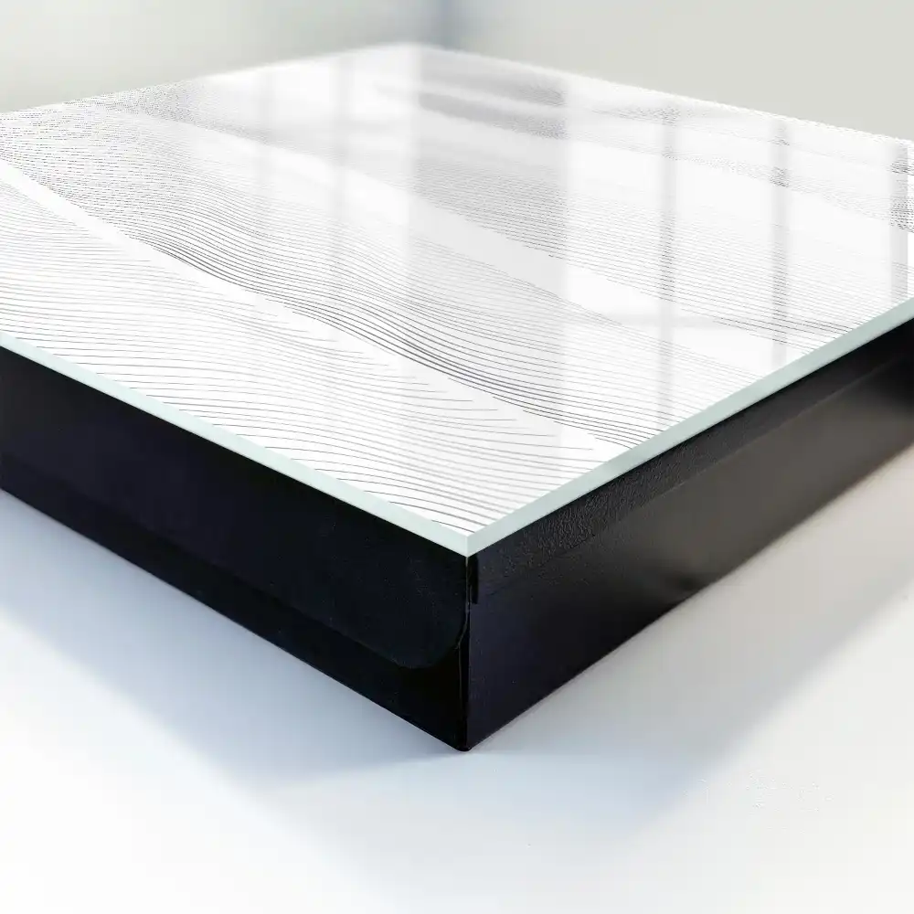 Dulapior pentru chei cu design cu linii dinamice ondulate