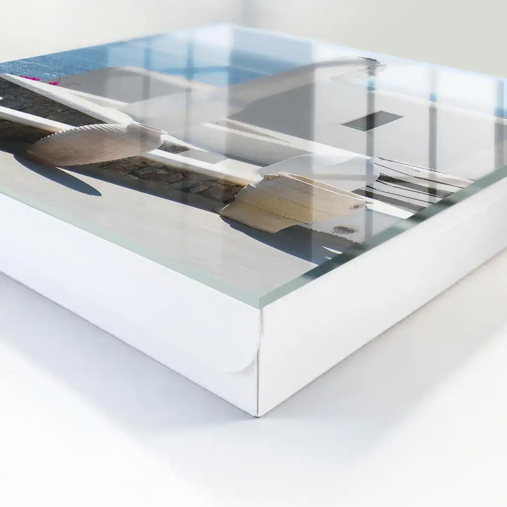 Dulăpior pentru chei cu peisaj mediteranean și mare calmă