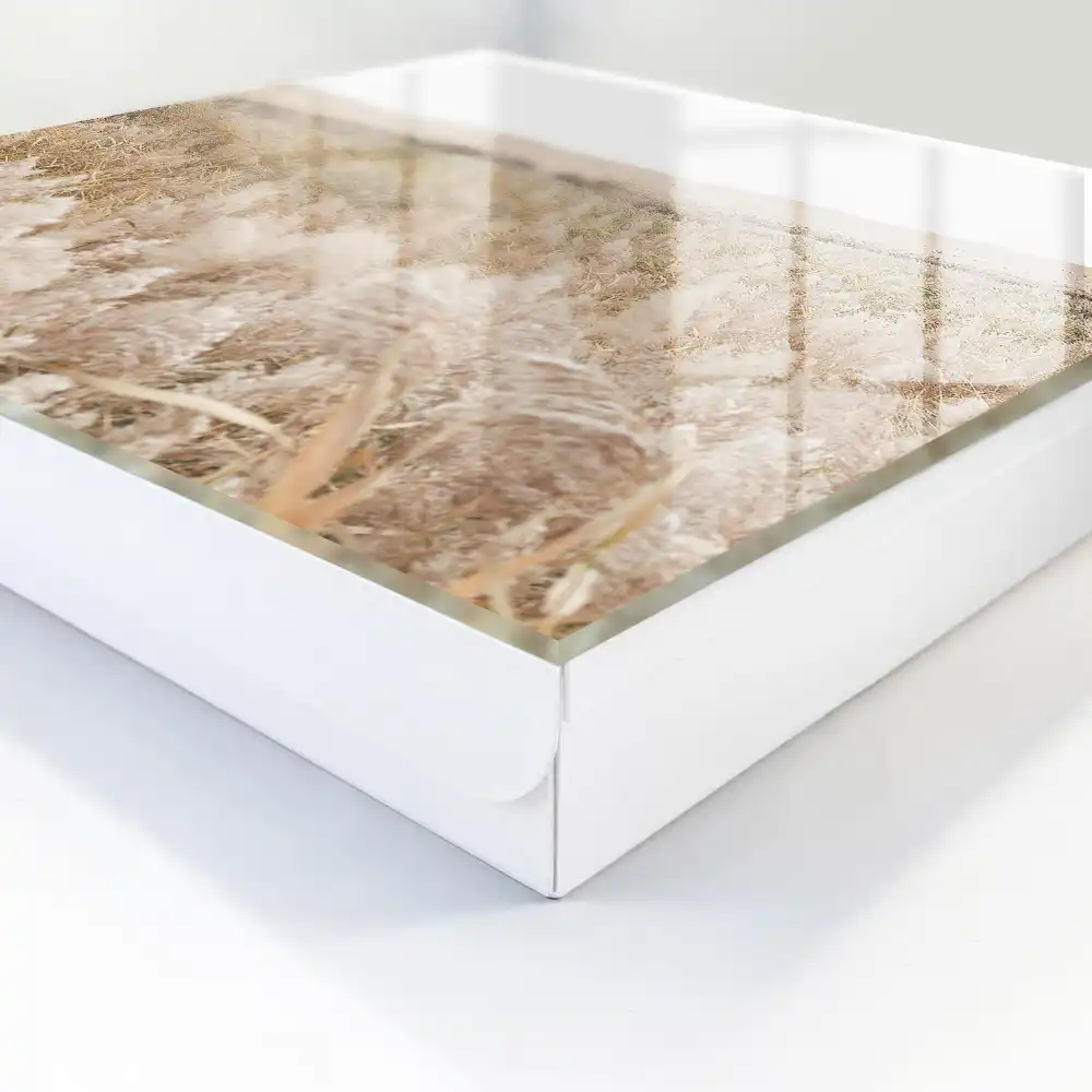 Dulapior pentru chei cu design minimalist cu iarbă pe fundalul dunelor de nisip