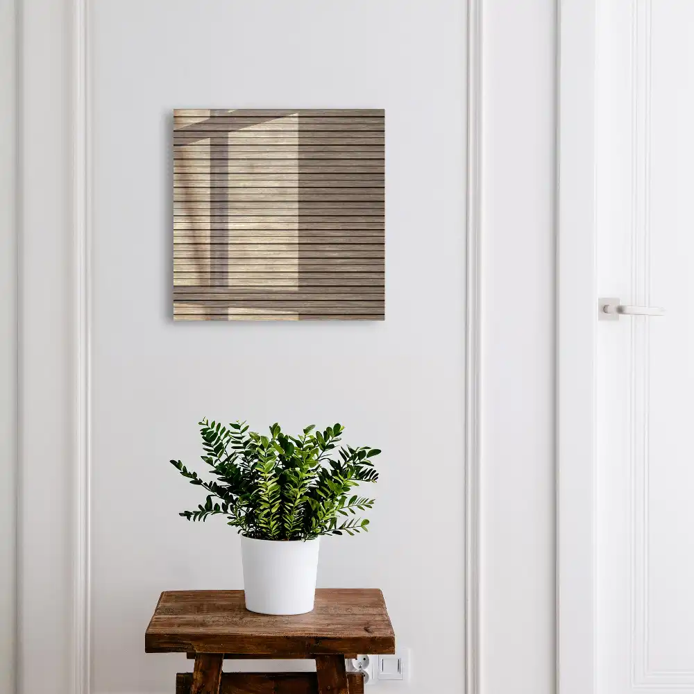 Cutie pentru chei din lemn natural cu design minimalist