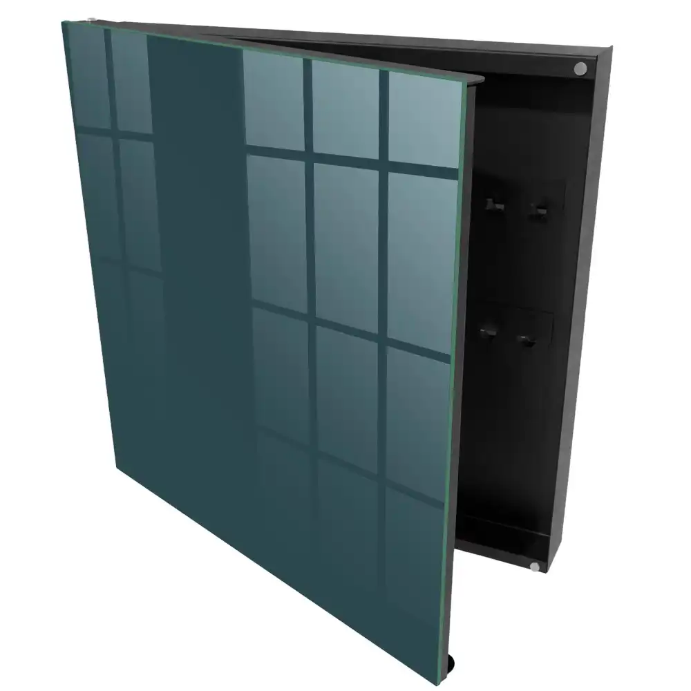 Suport de perete pentru chei cu design geometric