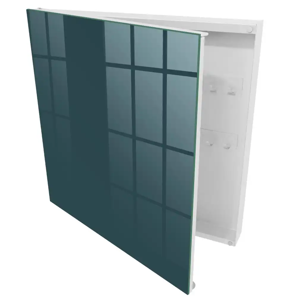 Suport de perete pentru chei cu design geometric