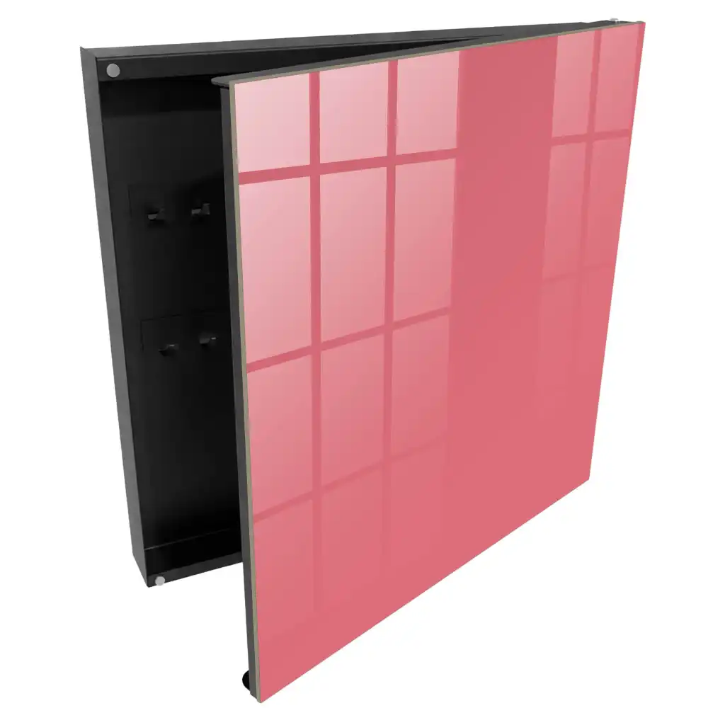 Dulăpior pentru chei roz cu design minimalist