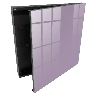 Dulapior pentru chei cu design minimalist in nuanta liliac violet