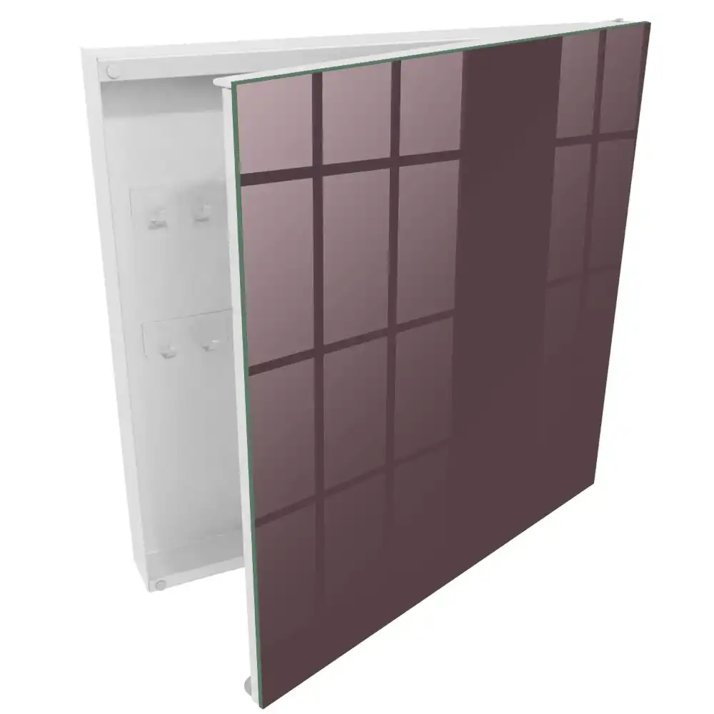 Casetă pentru chei cu design geometric minimalist în nuanță violet intens