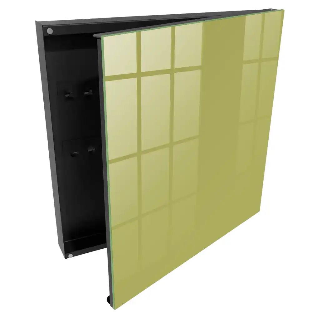 Suport de chei pentru perete cu design minimalist în nuanță verde vintage