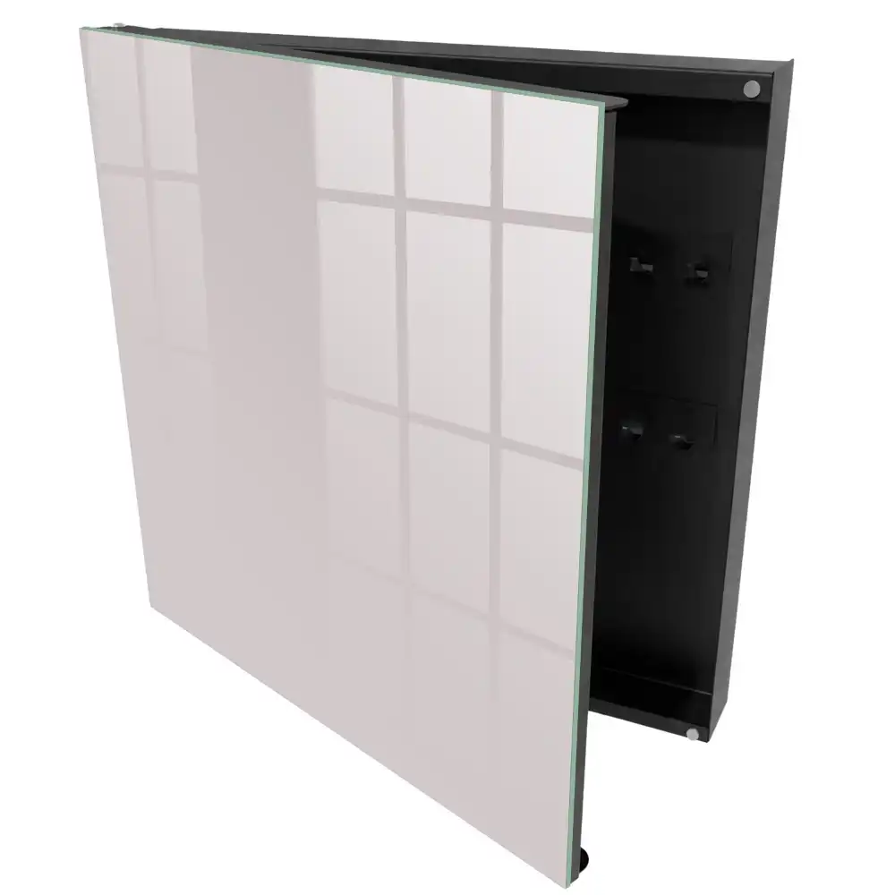 Casetă pentru chei cu design abstract în nuanțe de roz și gri