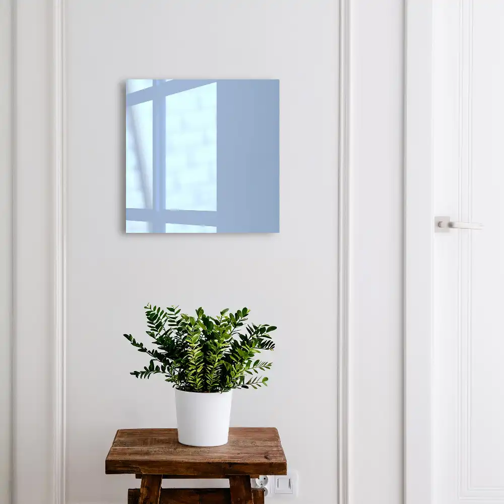 Suport de perete pentru chei cu design minimalist de culoare albastru solid
