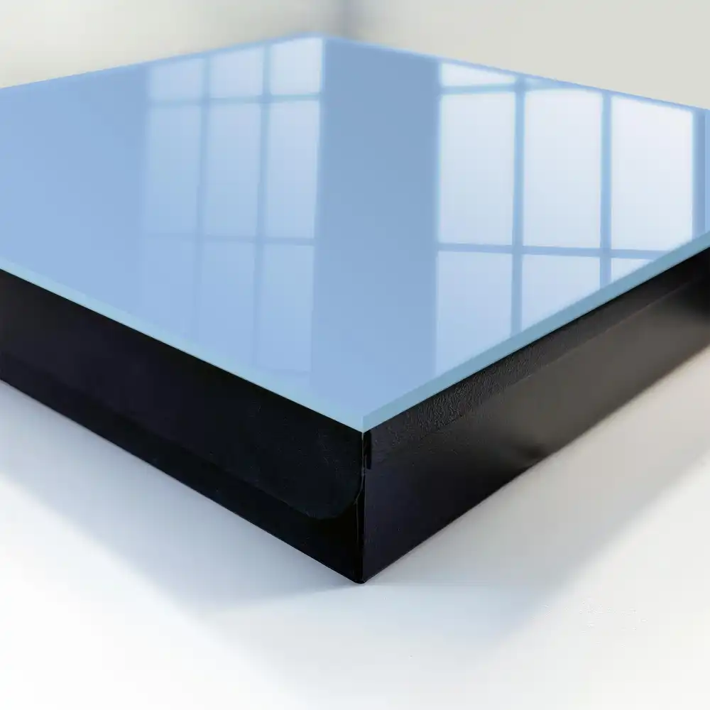 Suport de perete pentru chei cu design minimalist de culoare albastru solid