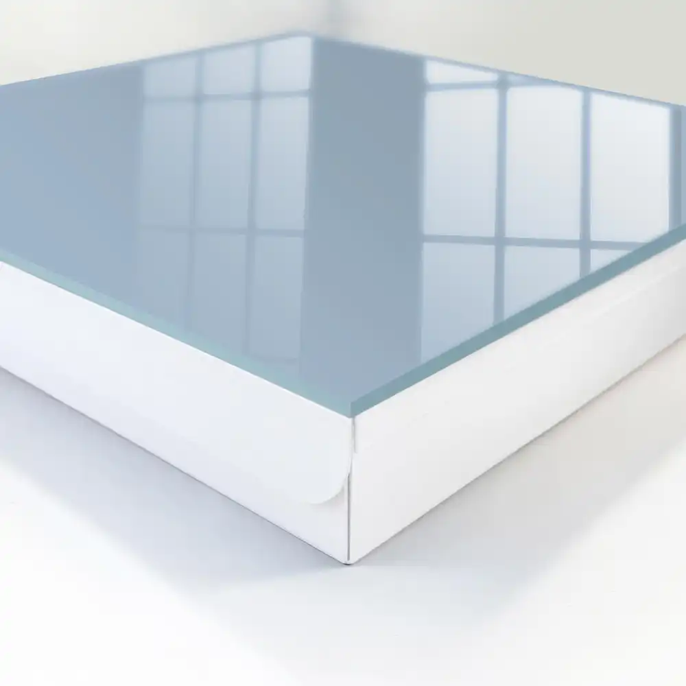 Casetă pentru chei cu design elegant în nuanță albastru pastel
