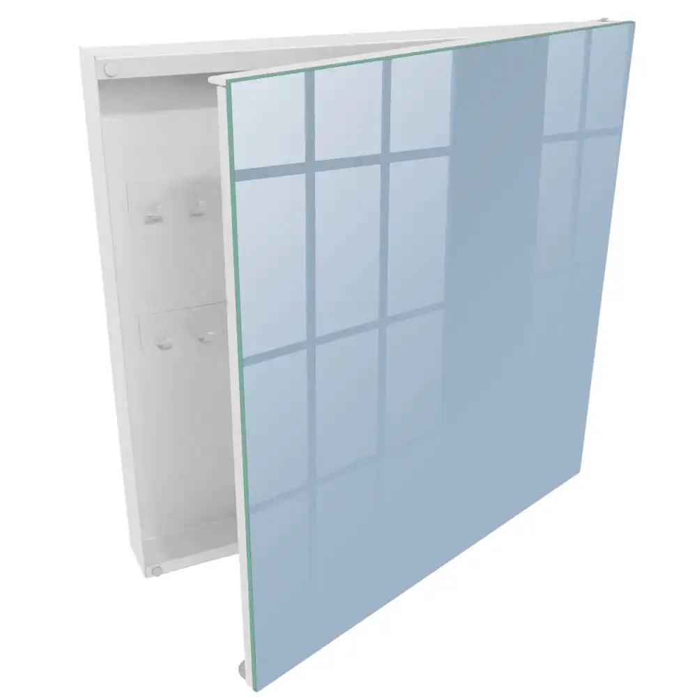 Casetă pentru chei cu design elegant în nuanță albastru pastel
