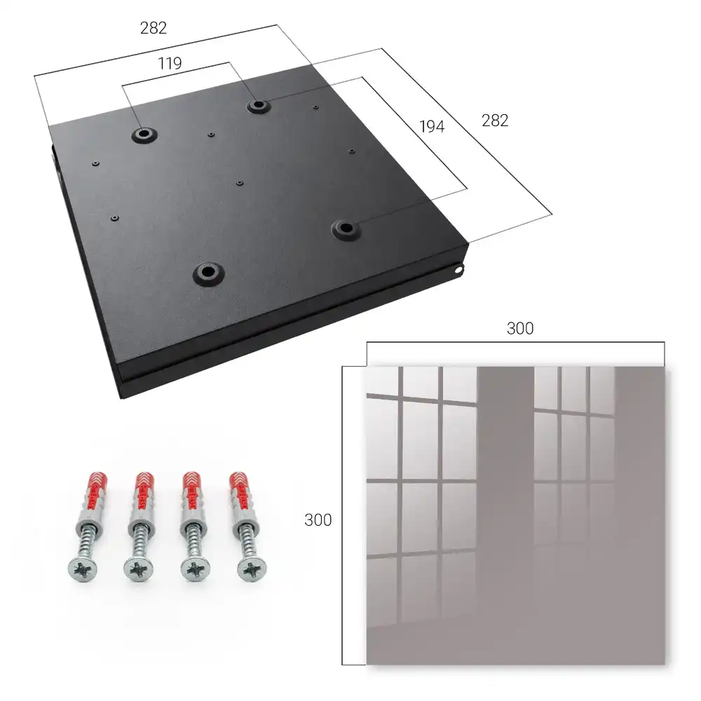 Suport de perete pentru chei cu design minimalist în culoarea liliac