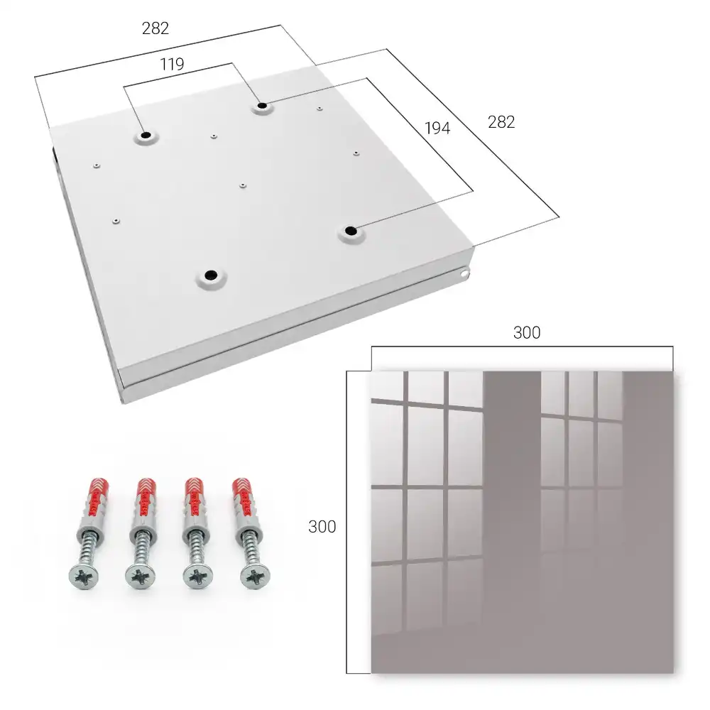 Suport de perete pentru chei cu design minimalist în culoarea liliac