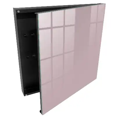 Dulapior chei culoare roz solidă minimalist delicat