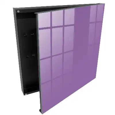Casetă pentru chei violet cu design minimalist și elegant