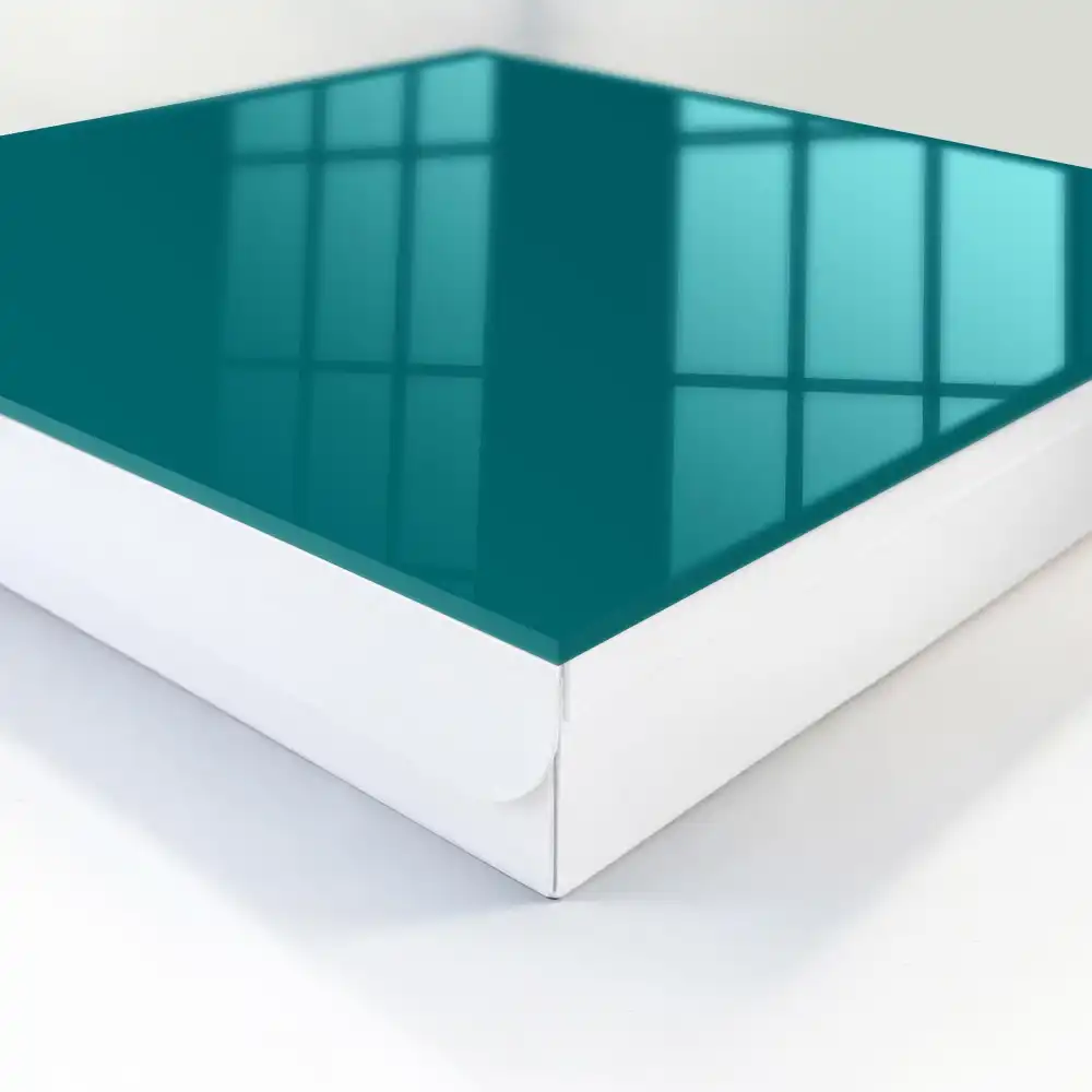 Dulapior pentru chei cu model geometric turcoaz