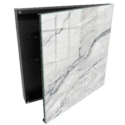 Cutie pentru chei cu design minimalist din piatră gri