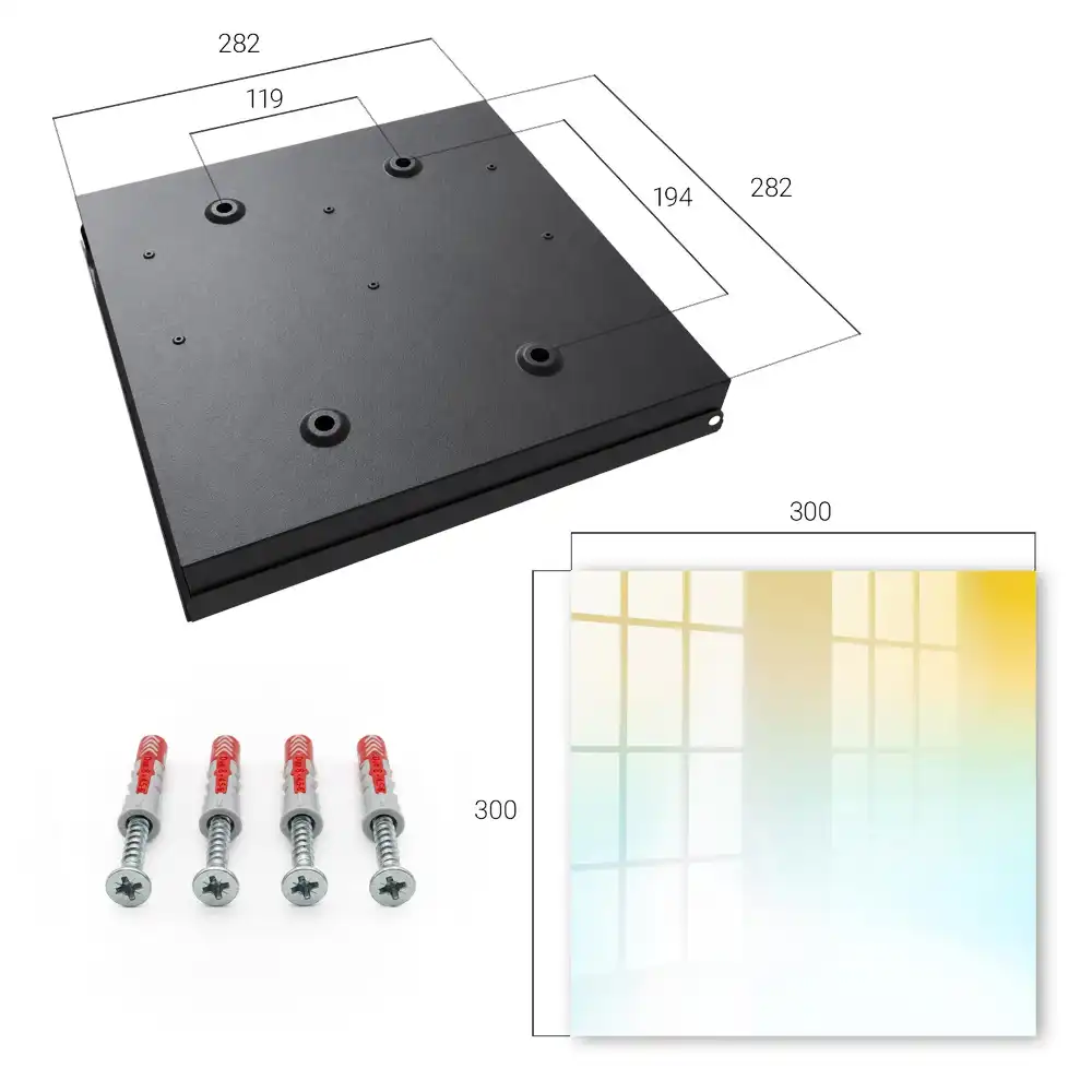 Dulapior pentru chei cu design în nuanțe colorate pentru o atmosferă plăcută