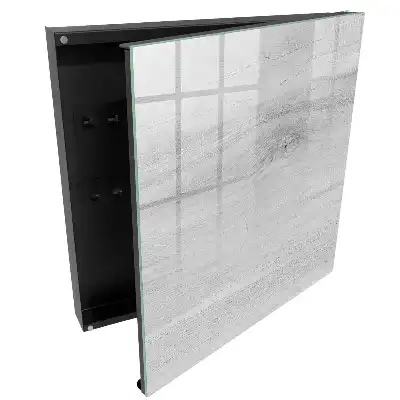 Dulap pentru chei din fibră de lemn naturală pentru stil minimalist