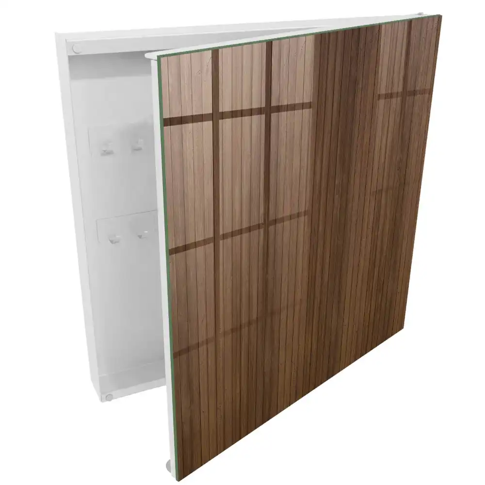 Casetă pentru chei cu design vertical din plăci de lemn