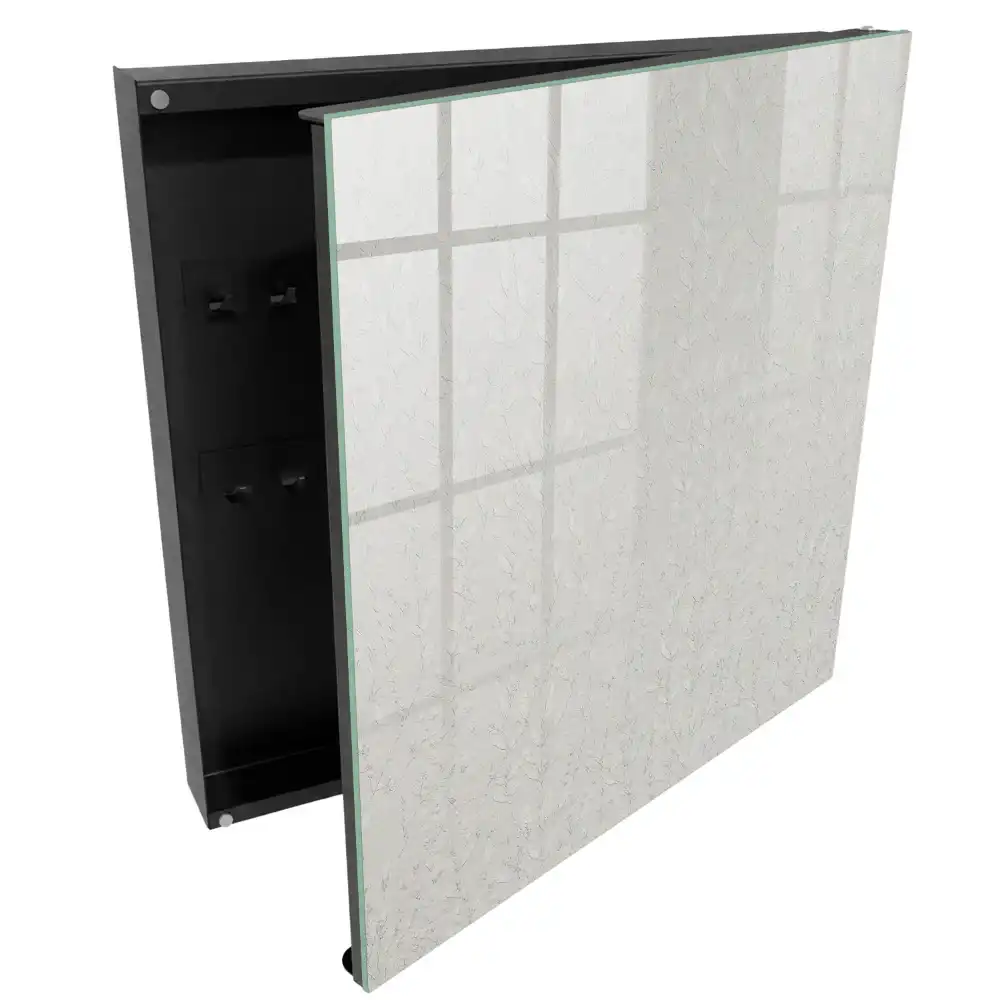 Dulapior pentru chei cu design minimalist și motive florale subtile