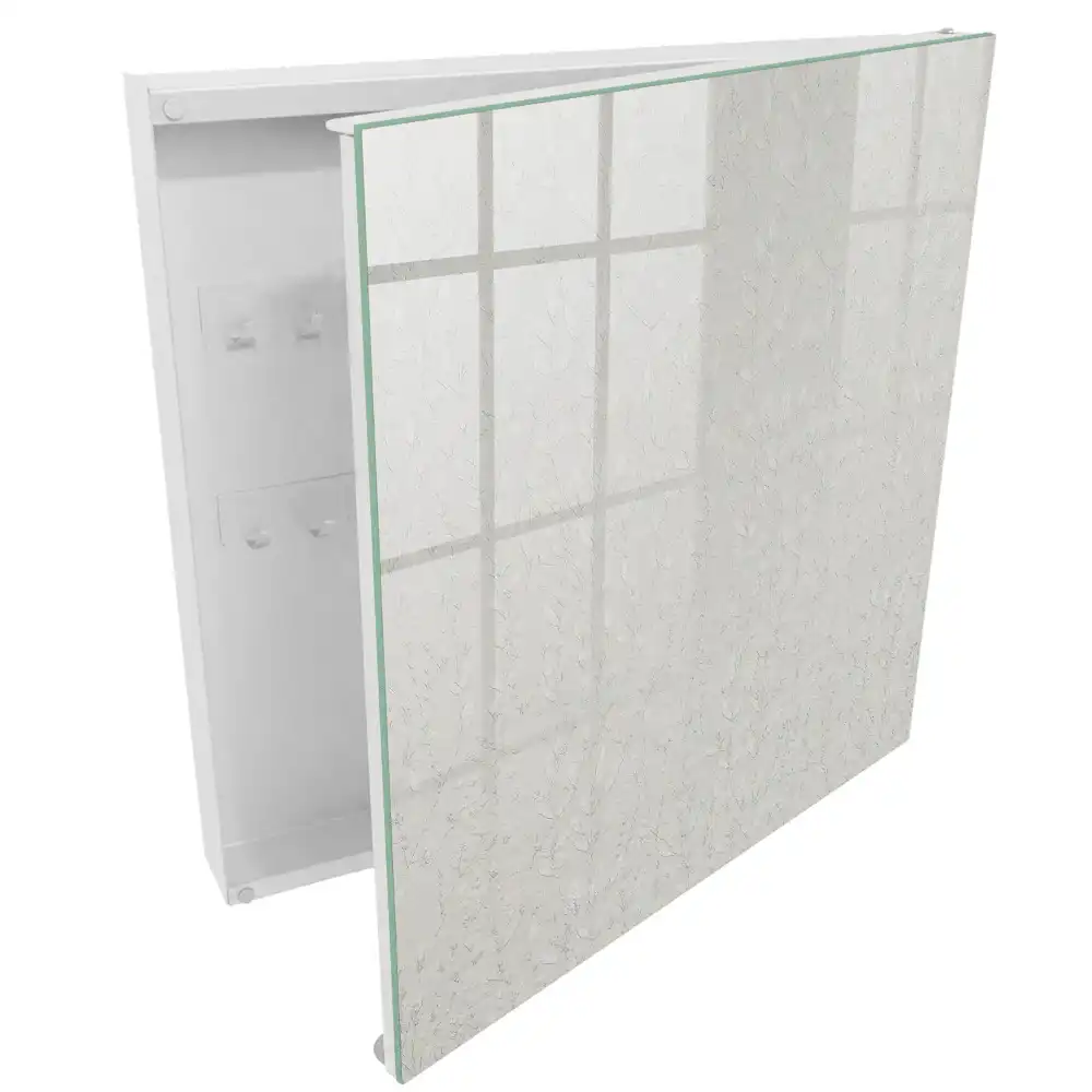 Dulapior pentru chei cu design minimalist și motive florale subtile