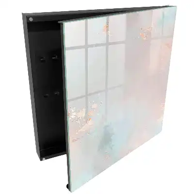 Suport de chei pentru perete cu design stropi pastelați pentru luminozitate și armonie