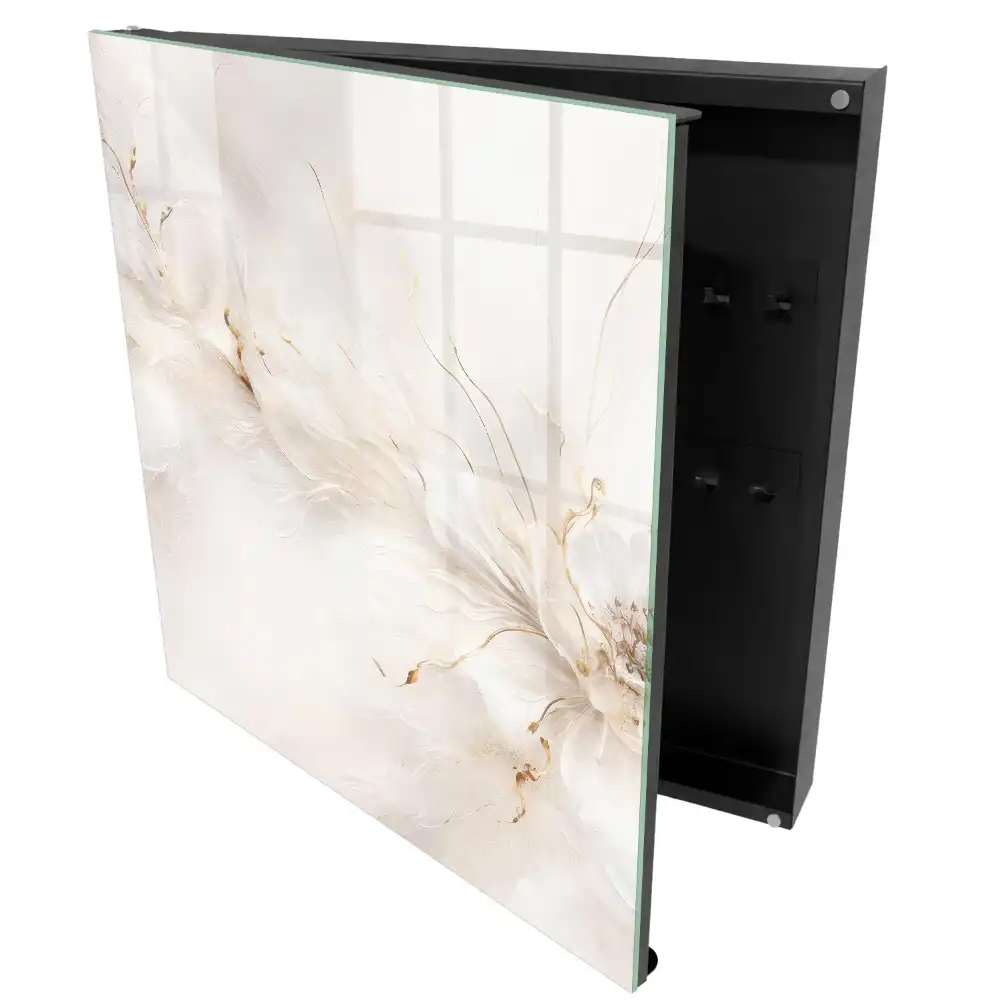 Casetă pentru chei cu design abstract și forme delicate inspirate din natură