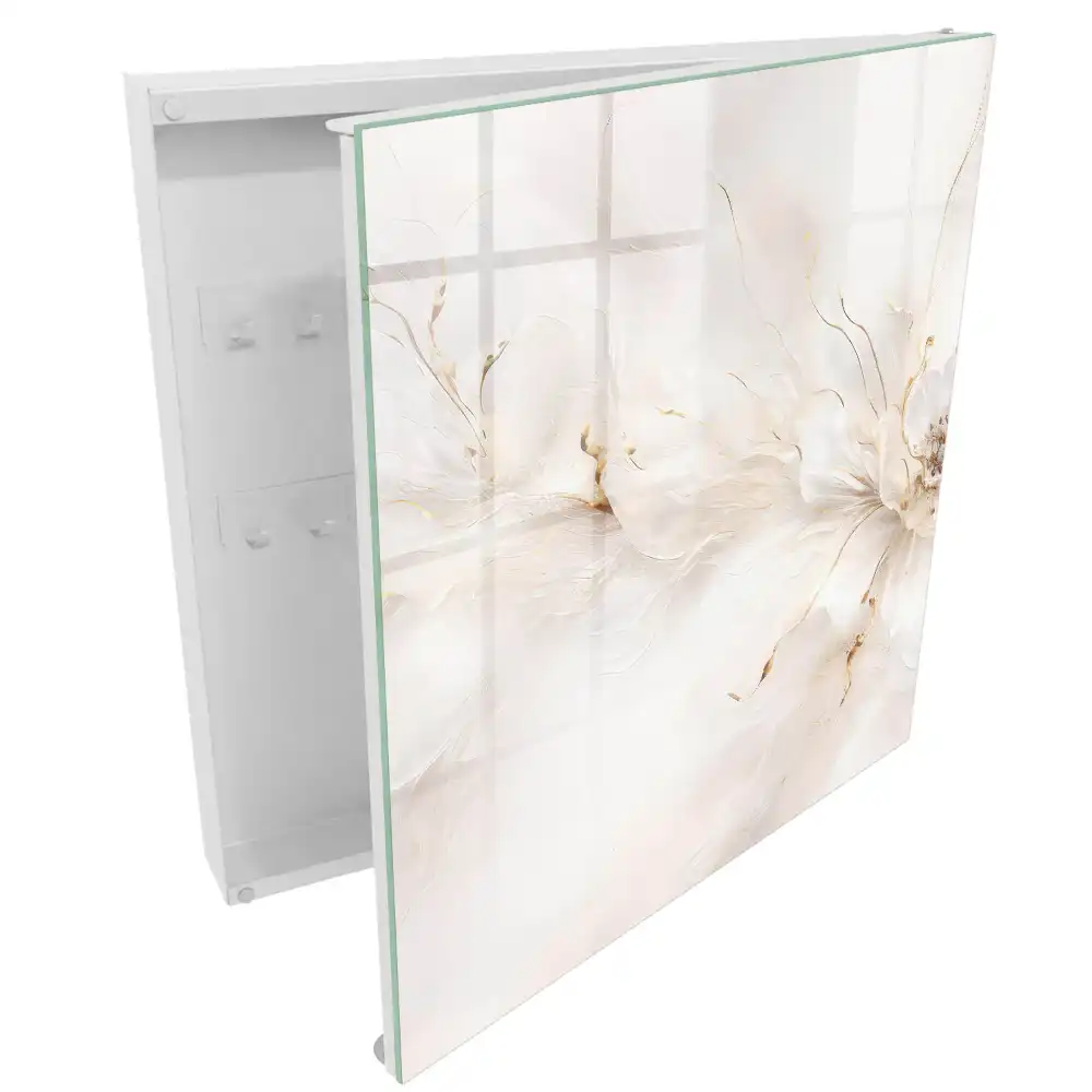 Casetă pentru chei cu design abstract și forme delicate inspirate din natură