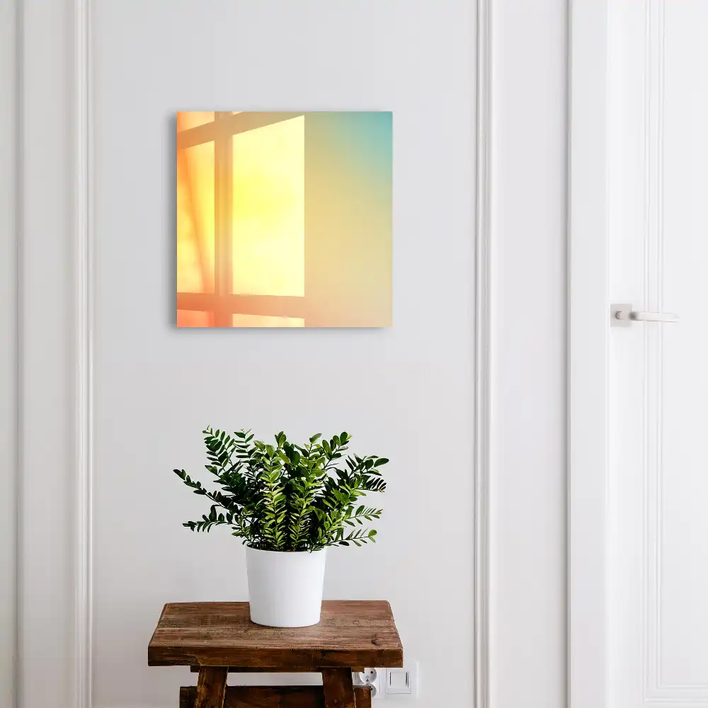 Suport pentru chei pe perete cu design în degrade pastel