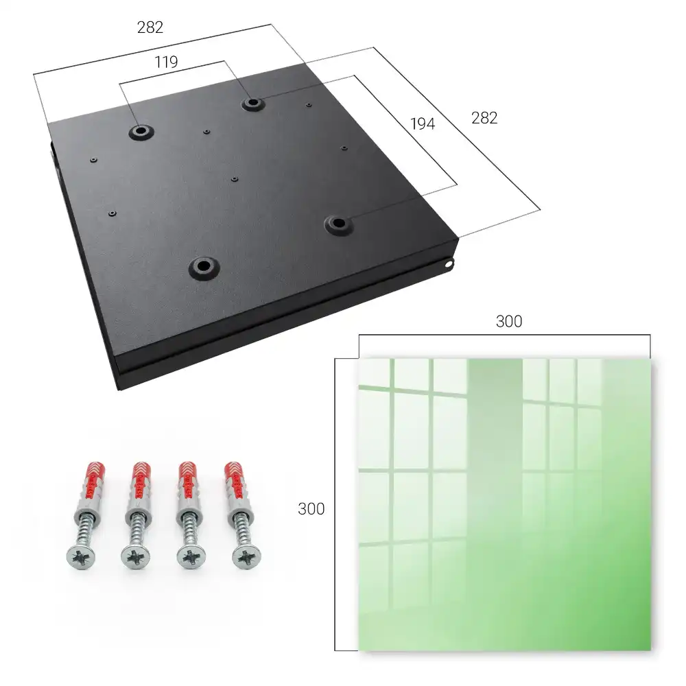 cu gradație delicată de verde și design calmant