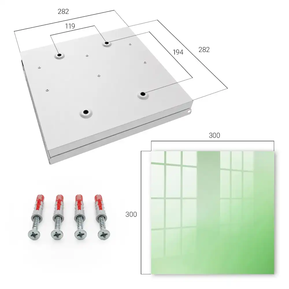cu gradație delicată de verde și design calmant