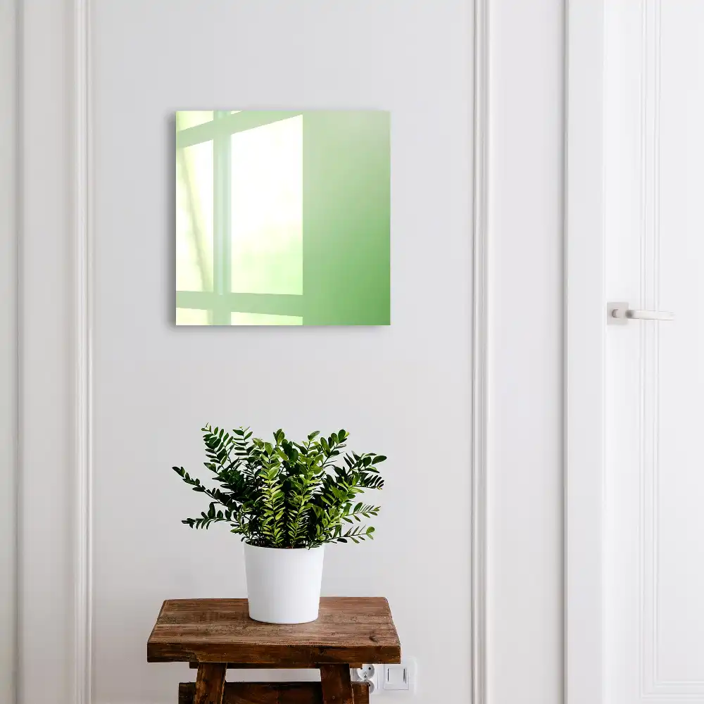 cu gradație delicată de verde și design calmant