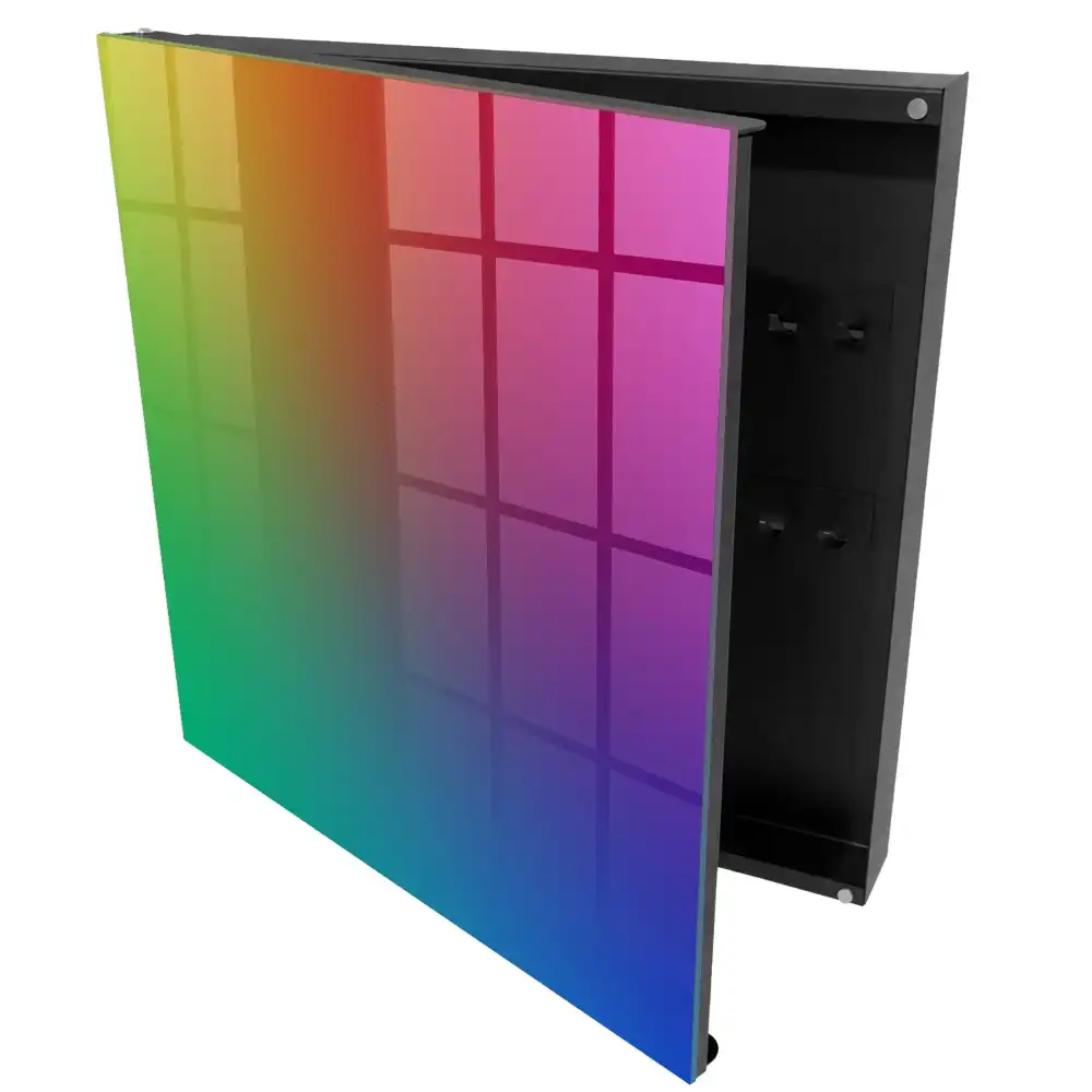 Casetă pentru chei cu design gradient curcubeu