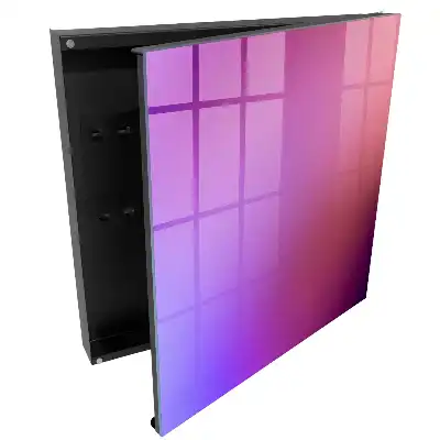 Casetă pentru chei cu tranziții delicate de culoare violet și roz