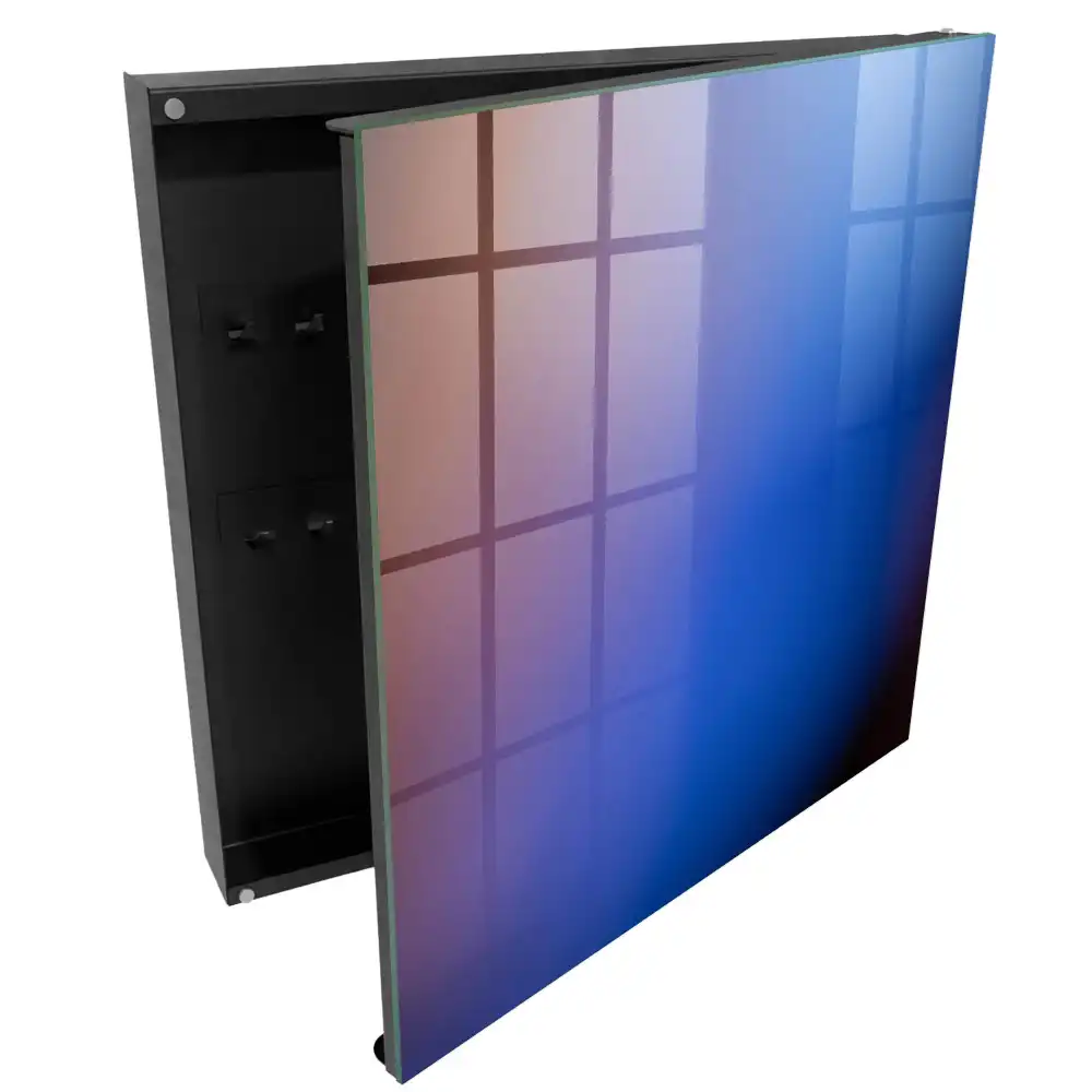 Suport pentru chei de perete cu design colorat