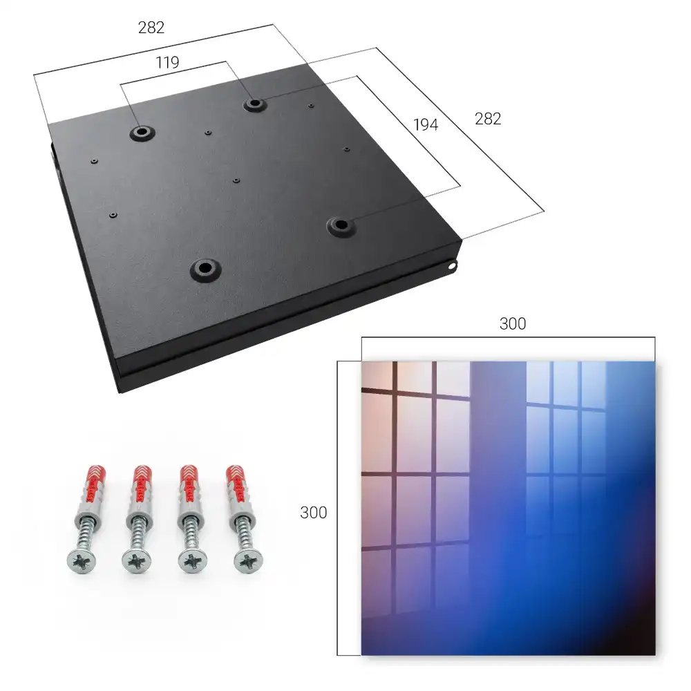 Suport pentru chei de perete cu design colorat