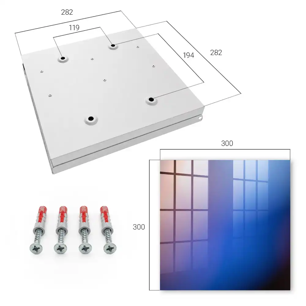 Suport pentru chei de perete cu design colorat