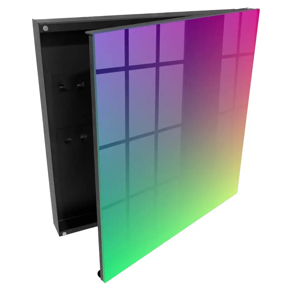 Dulăpior pentru chei cu design gradient colorat și energic