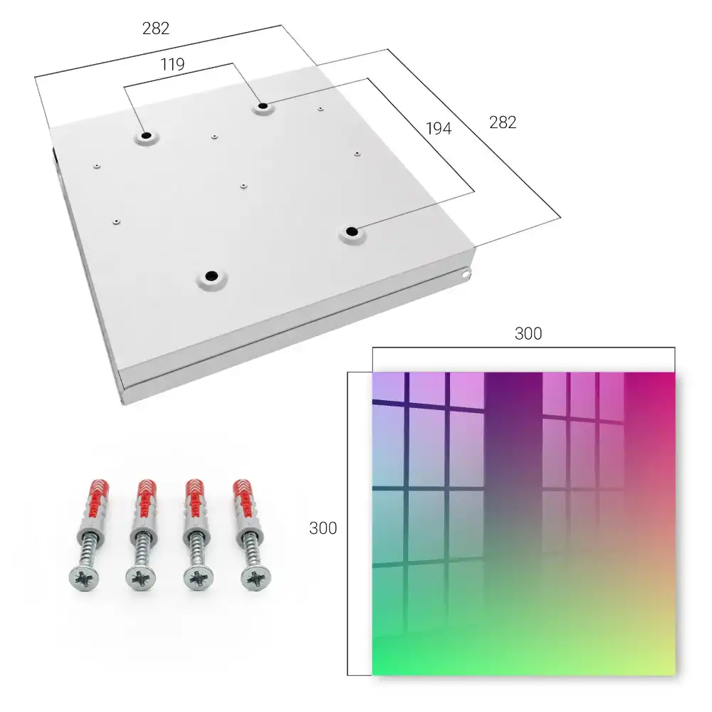 Dulăpior pentru chei cu design gradient colorat și energic