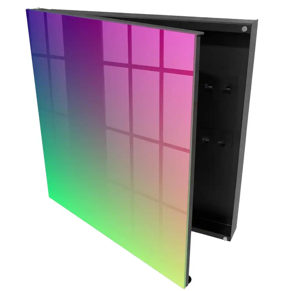 Dulăpior pentru chei cu design gradient colorat și energic