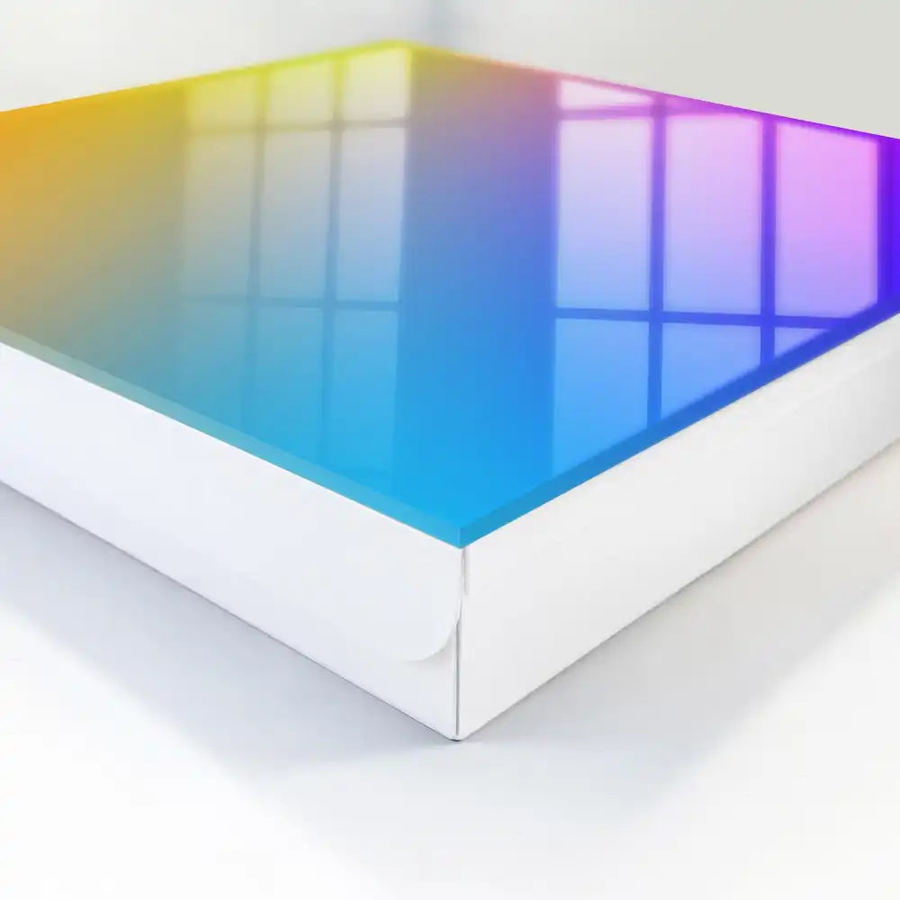Suport de perete pentru chei cu design de curcubeu sclipitor