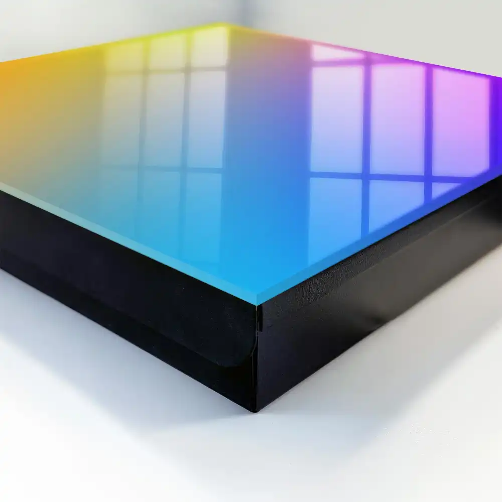 Suport de perete pentru chei cu design de curcubeu sclipitor
