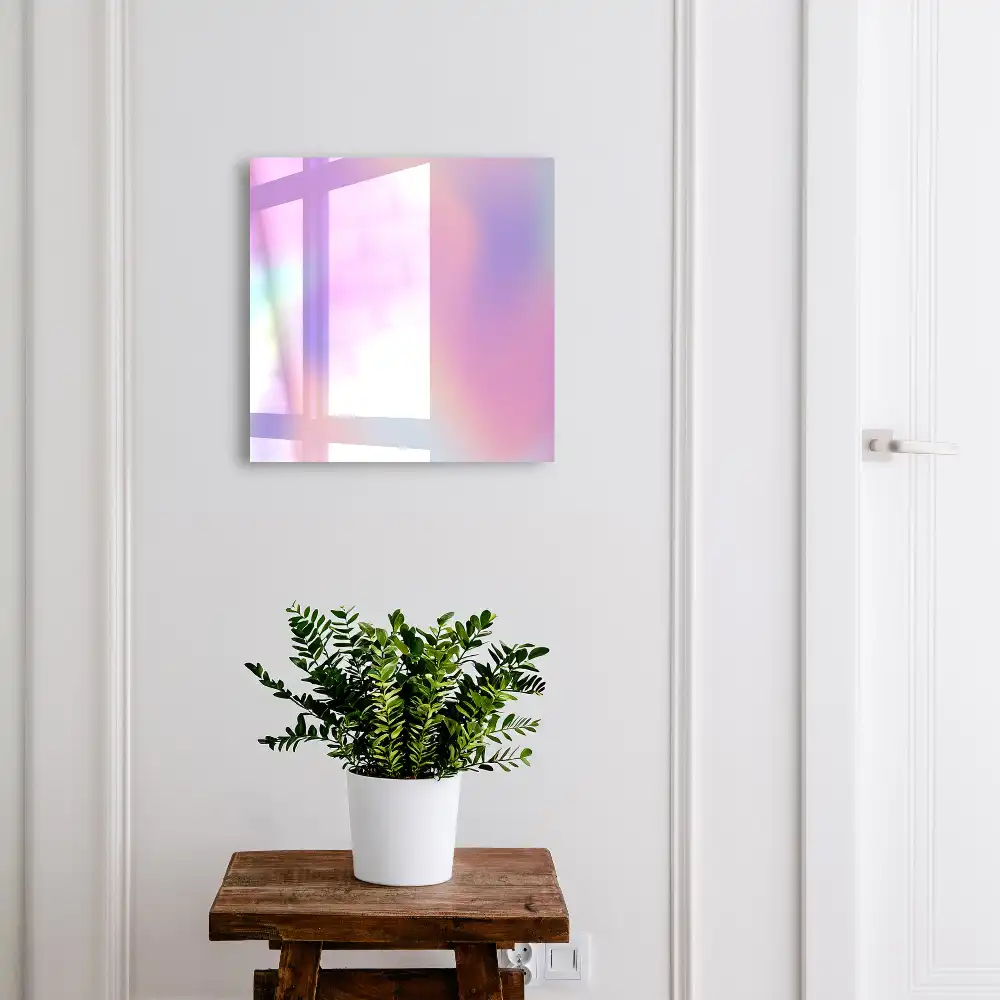 Dulapior pentru chei cu design gradient în culori pastel