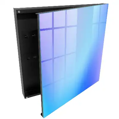 Dulăpior pentru chei cu design gradient în nuanțe de albastru și violet