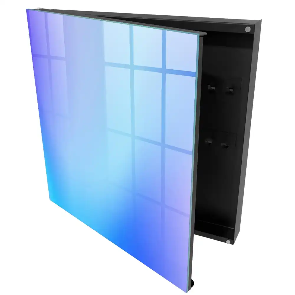 Dulăpior pentru chei cu design gradient în nuanțe de albastru și violet