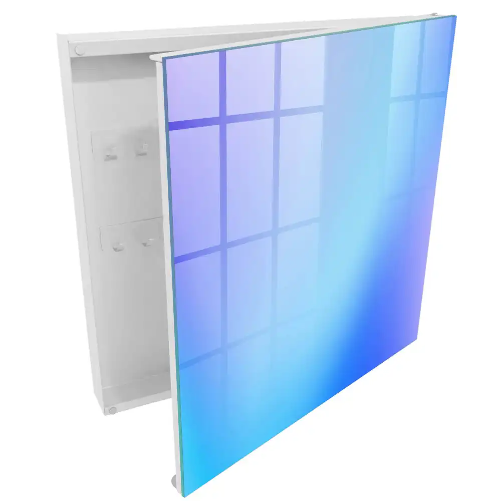 Dulăpior pentru chei cu design gradient în nuanțe de albastru și violet