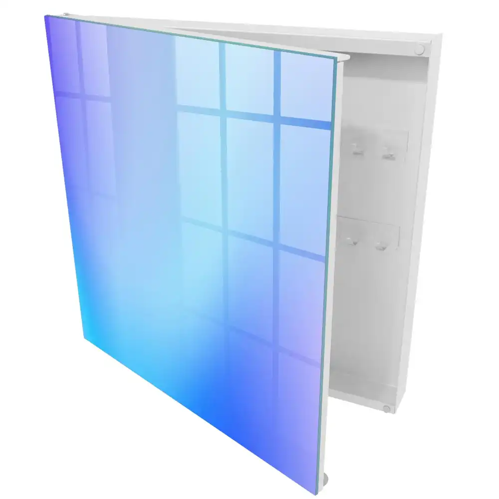 Dulăpior pentru chei cu design gradient în nuanțe de albastru și violet