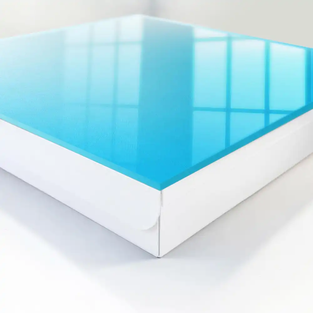 Cutie de chei pentru perete cu gradient de albastru pentru un design liniștitor